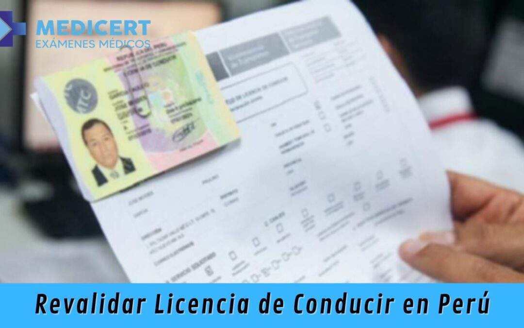 Revalidación de Licencia de Conducir
